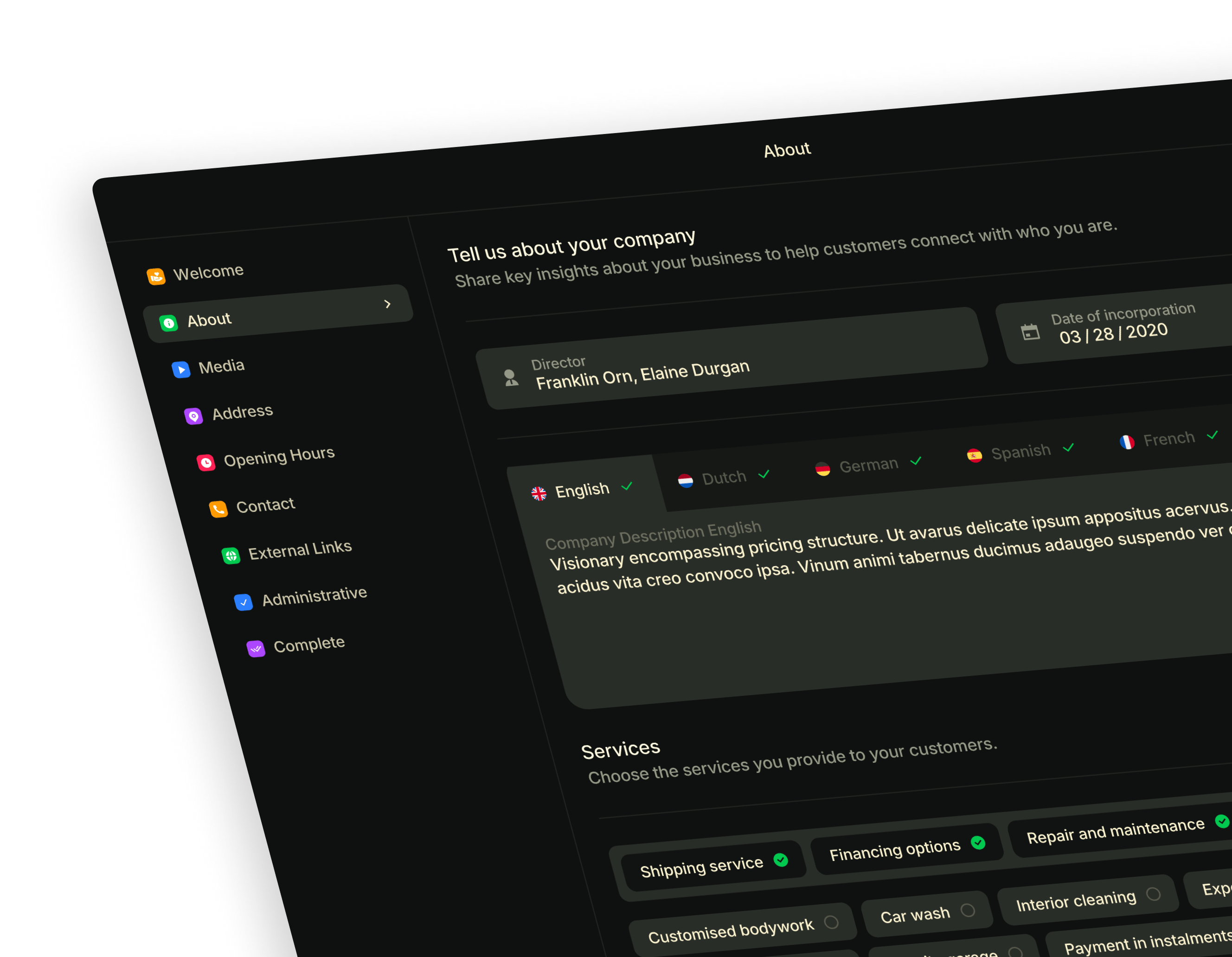 Tradeworld Application